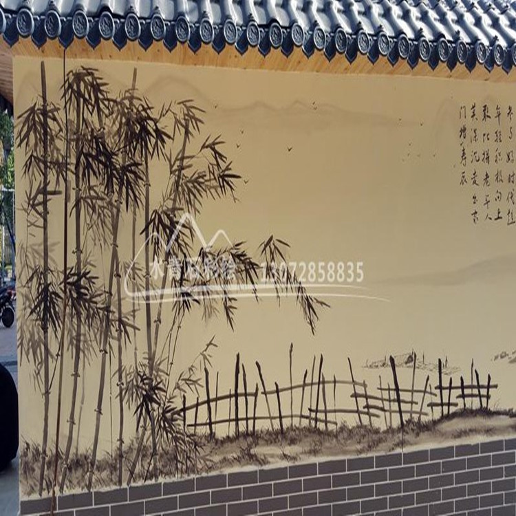 茶店子市政街道围墙彩绘产品详情4