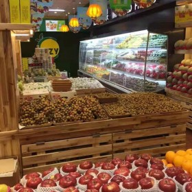 四川风幕柜生产厂家直销 新鲜水果展柜 便利店展柜
