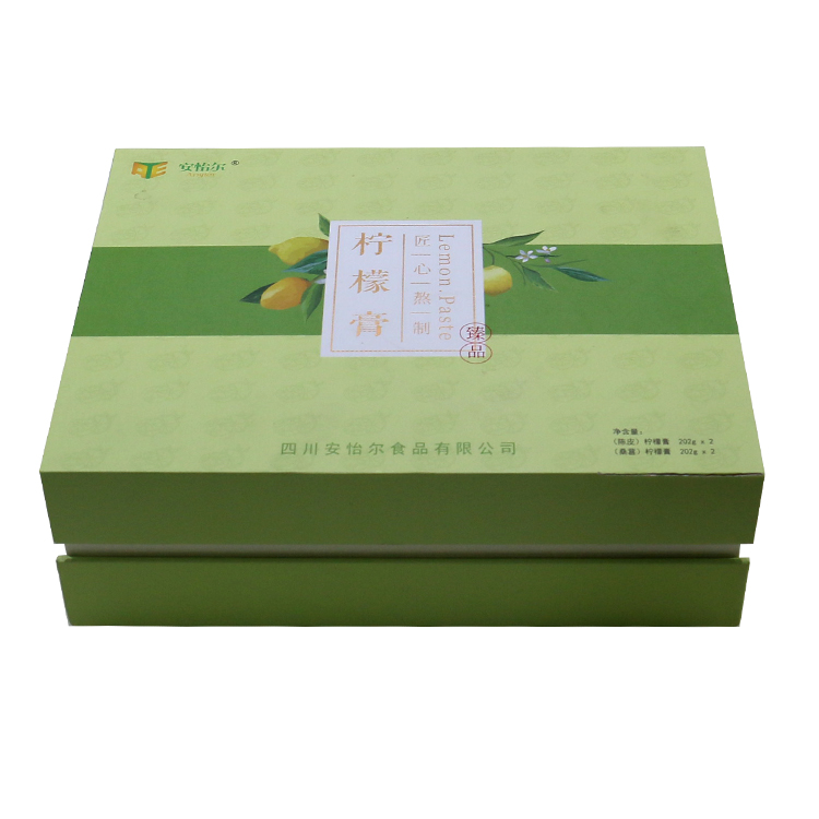 通用绿色环保蜂蜜包装 农副产品包装书型盒成都包装厂