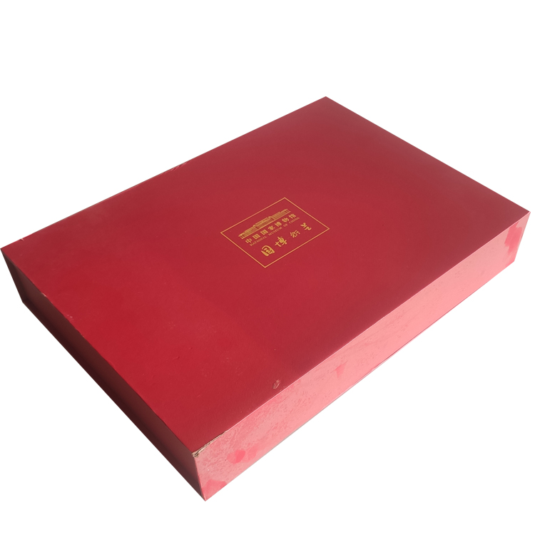 创意插画礼盒 书型盒包装 中国红创意包装盒 优质红卡包装