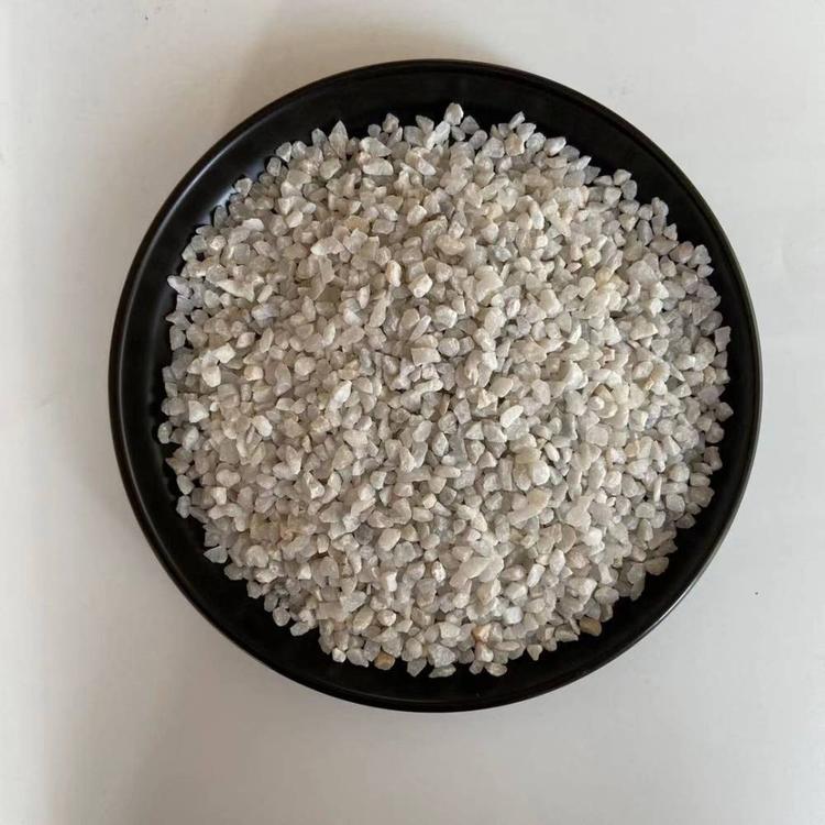 石英砂滤料  2-4毫米水处理用砂 现货批发 货源充足