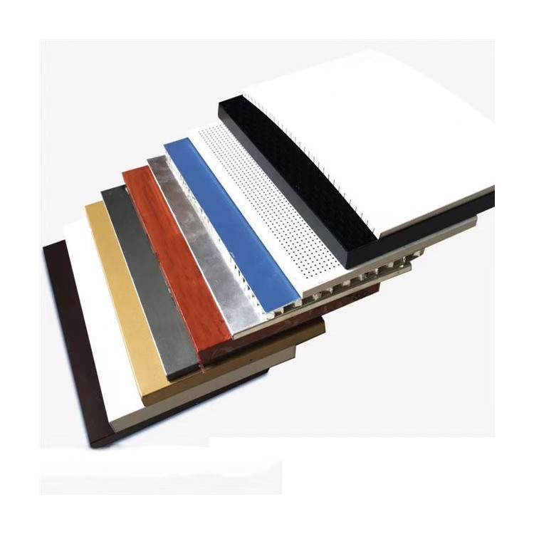 金属复合铝蜂窝板厂家支持定制长宽总厚单色木纹 多色可选