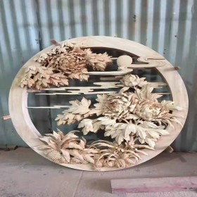 中式实木雕花家具 实木雕刻 样式精美