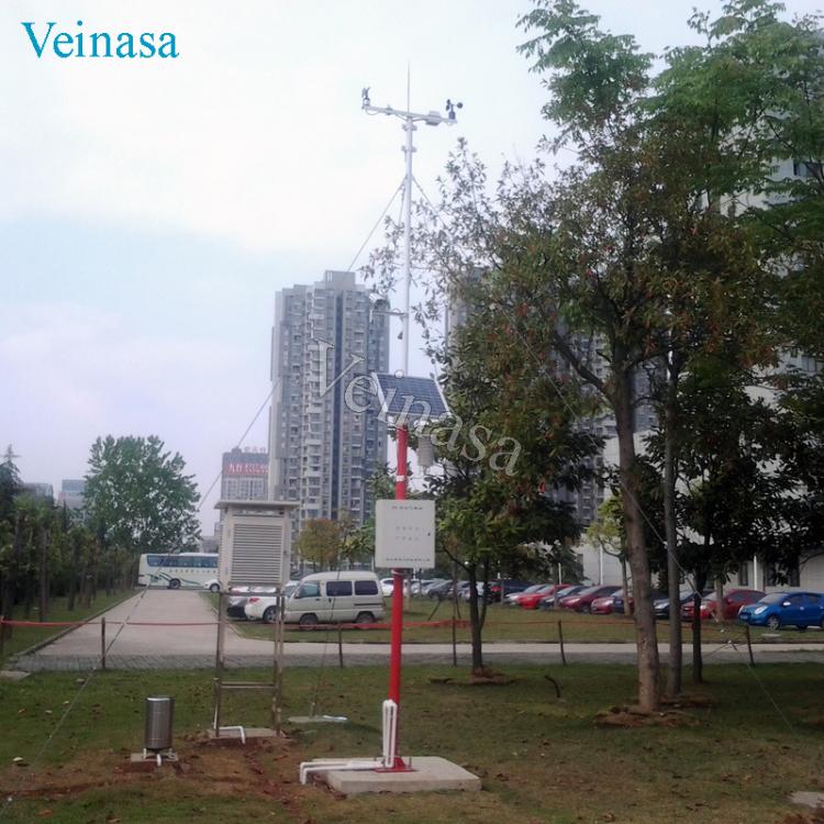 Veinasa校园气象站监测系统 CAWS012 12要素 太阳能供电无线传输