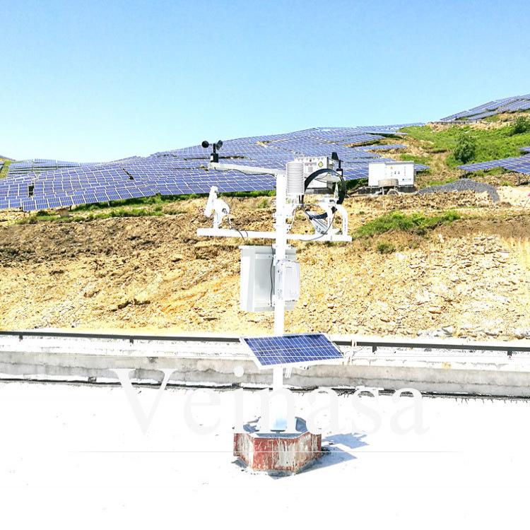 Veinasa太阳能气象站 光伏发电 太阳能发电专用气象站