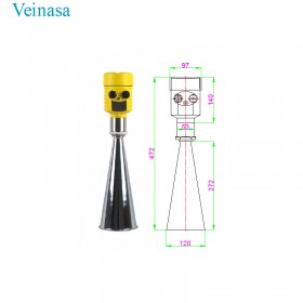 XS-RVX-1雷达液位传感器  Veinasa品牌雷达原理测量水位液位