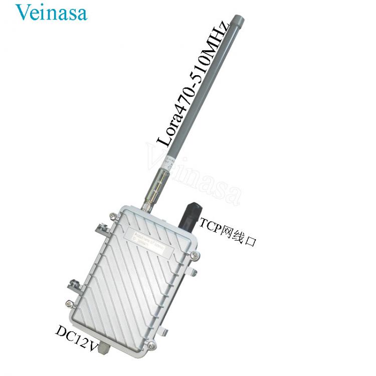 Veinasa无线网关Lora-TCP LORA组网转以太网TCP上网上云