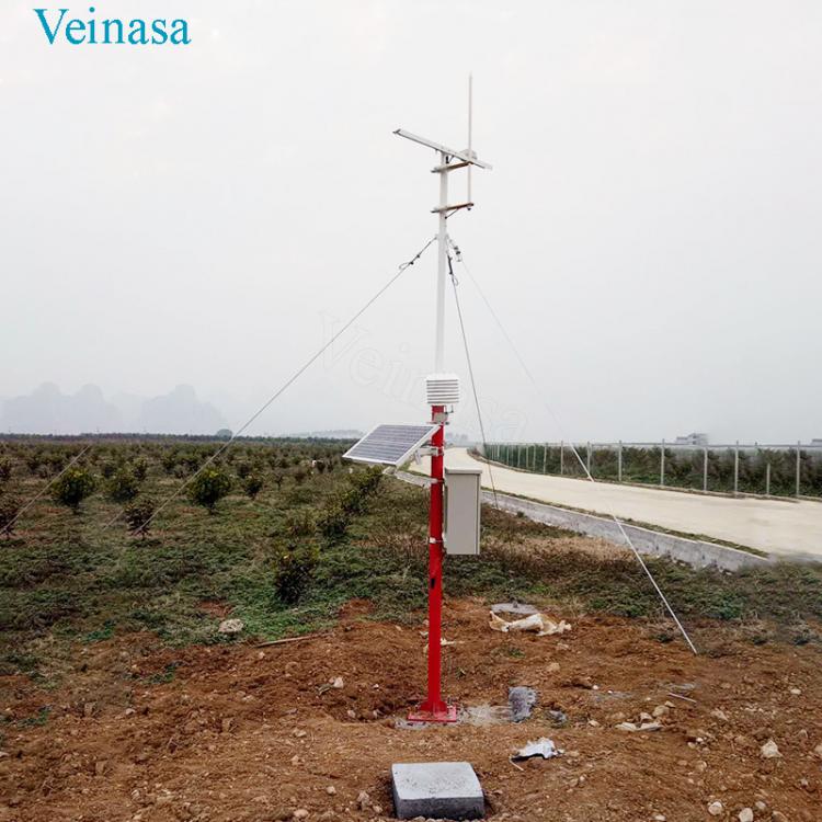 太阳能无线农业基本四要素气象站AAWS104 Veinasa品牌