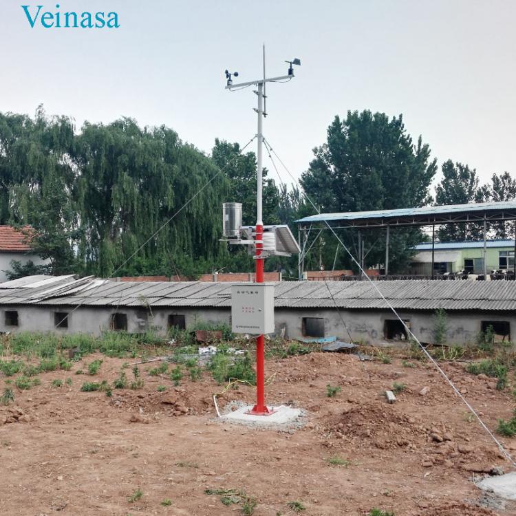 畜牧养殖厂环境监测站AAWS706 Veinasa品牌 无线气象站太阳能供电