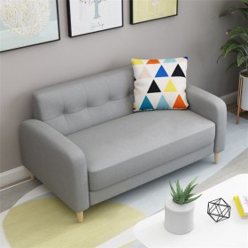 简约现代卡座沙发布艺沙发大小户型可拆洗家具 客厅可定制沙发