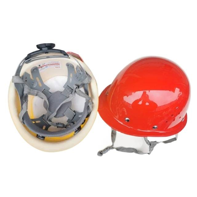 V型烤漆盔式玻璃钢透气三筋钢钉旋钮头盔 安全环保 佩戴方便