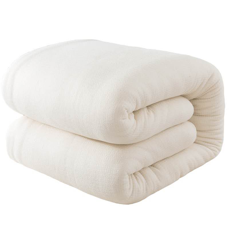 纯棉花胎 新疆棉被棉花被字单双被芯垫被褥棉胎