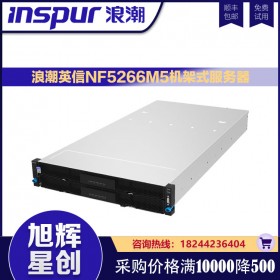 浪潮（INSPUR）英信存储优化型服务器NF5266M5 1颗5218/64G/4*12T SATA/PM8204/双万兆/2*800W/导轨 定制配置