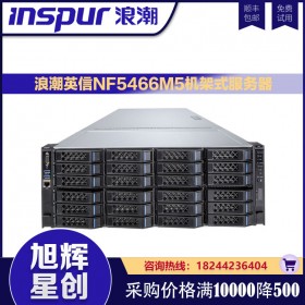 浪潮（INSPUR） NF5466M5服务器主机 4U双路机架式 2颗4210 20核2.4G双电 128G/4T*4/960G*4/阵列卡/双万兆