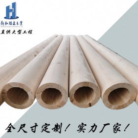 建筑结构胶合木 四川瑞森胶合木厂家直销价格 批发胶合木圆柱