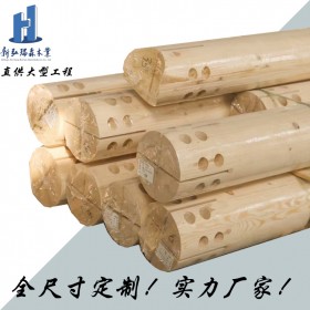 新弘瑞森定制胶合木 厂家批发花旗松胶合木 设计胶合木结构木屋