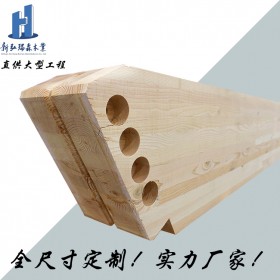 批量定制胶合木圆柱 四川新弘瑞森厂家 专业生产胶合木产品