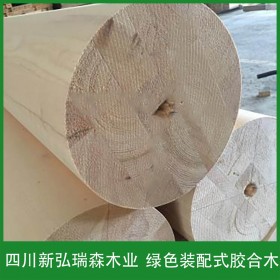 厂家定制 弧形胶合木结构 机器开孔 标准机器生产