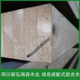 弧形胶合木定制 可开孔挖槽 新弘瑞森厂家直供