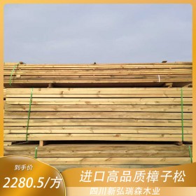 防腐木凉亭厂家 定制防腐木栈道木屋 新弘瑞森批发下现货樟子松