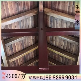 西双版纳木屋结构 原材料批发 胶合木横梁价格 云南大型胶合木供应商