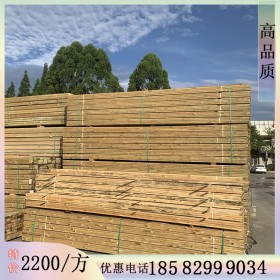四川新弘瑞森 专注户外景观木材批发 樟子松防腐木生产常见 价格实惠
