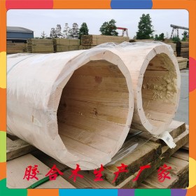 胶合木结构定制 新弘瑞森 生产云杉胶合木圆柱 质量上乘