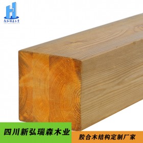 胶合木结构材料 新弘瑞森专业定制 生产效率快 品质高