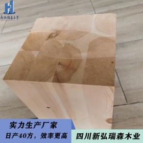 弧形胶合木生产厂家 新弘瑞森木业 生产建造木质胶合木圆柱