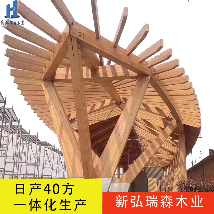 胶合木建筑搭建安装 胶合木生产厂家 批发报价