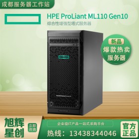 乐山市HPE服务器经销商_ProLiant ML110 GEN10 存储/财务/erp/OA服务器定制