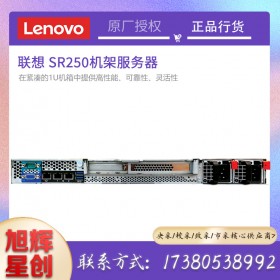 成都联想企业级核心代理商_LENOVO thinksystem SR250 新款机架式1U入门级服务器报价