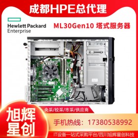 成都惠普电脑服务器总代理商_HPE ML30Gen10 性价比英特尔至强CPU服务器报价
