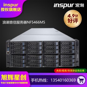 成都浪潮（INSPUR）NF5466M5服务器 2颗4210R/96G/2*480G+38*18T SATA/阵列卡/双万兆/800W双电/导轨/三年质保