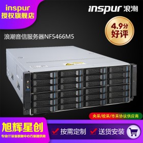 浪潮（INSPUR）NF5466M5服务器 4210R/64G/18T*34/四千双万含模块/9361/800W双电/导轨/三年质保