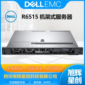 成都DELL EMC 戴尔易安信 R6515 霄龙服务器 双路1U机架式 应用数据库