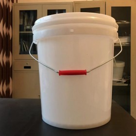 30斤塑料扣盖桶定制 带提手圆桶生产 晓平桶 现货直发