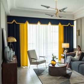 定制窗帘 颜色布料可选 风格多样 欢迎咨询