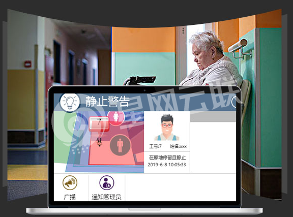 星网云联医院/养老院人员定位融合系统静止报警
