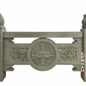 四川花岗石藏八宝河提桥栏杆藏文化防护青石栏杆