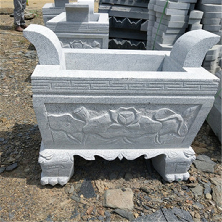 寺院长方形带盖香炉 铸造寺庙铜香炉 长方形两层香炉