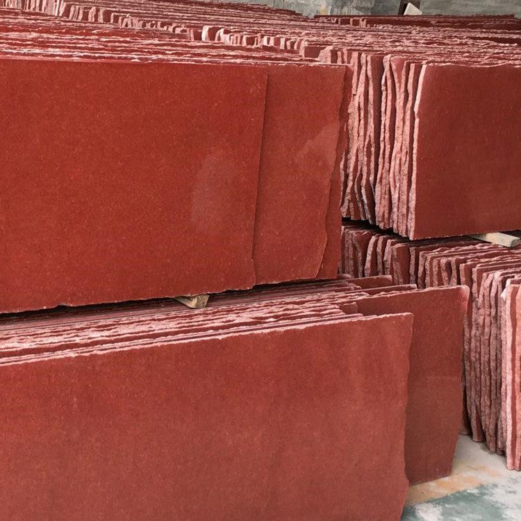 中国红石材 室内外装饰雕塑专用 基地板材加工