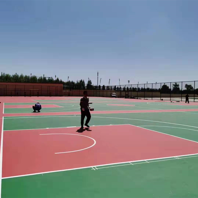 四川球场施工 PU运动场单位 篮球场公司 塑胶跑道施工 质优价廉