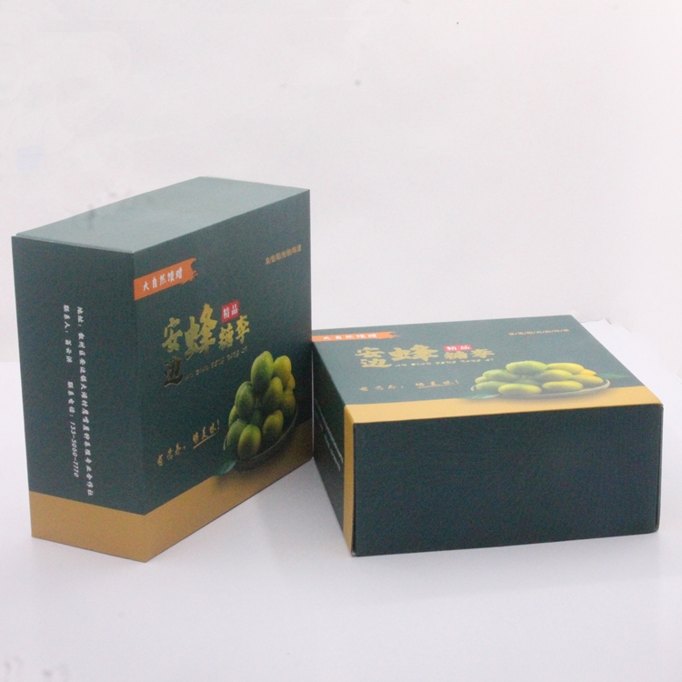 水果礼盒 土特产水果礼盒彩盒定做印刷免费设计