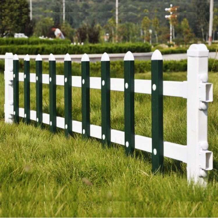 厂价直供PVC锌钢草坪围栏花池庭院栅栏小区园艺围栏网