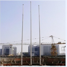 304不锈钢锥型旗杆 15米手动 适用学校广场 可定制