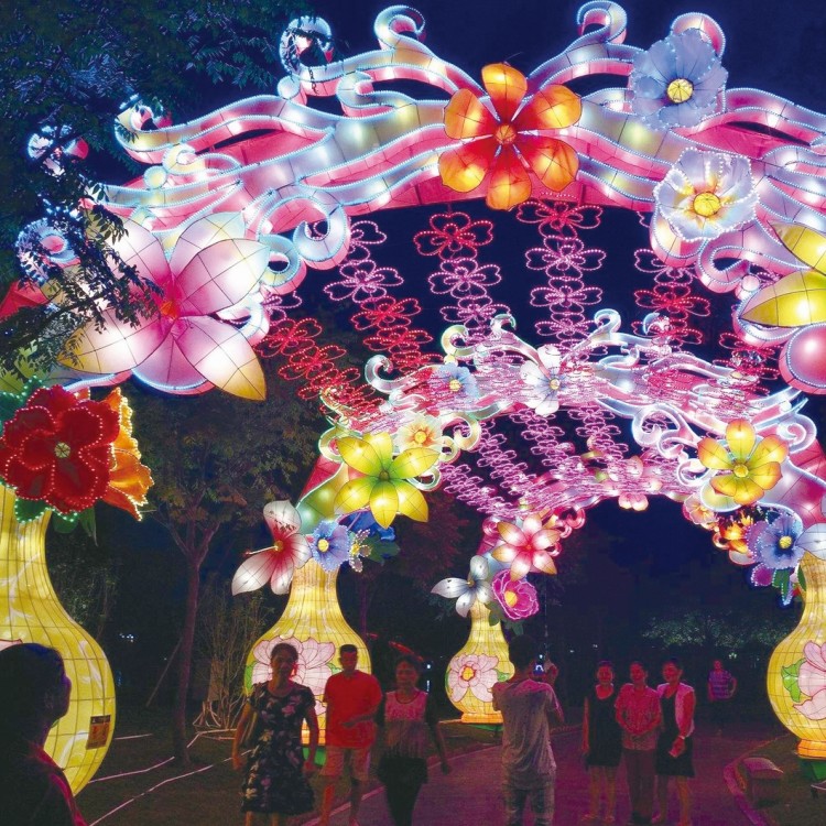 源泉大型彩灯制作供应灯会 支持定制 大型户外节日主题