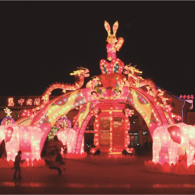 源泉户外观光旅游景区主题等会设计制作厂家 动物彩灯 美陈展览