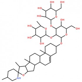 澳洲茄碱   茄解碱   Solasonine  19121-58-5 标准品|对照品