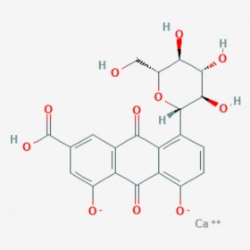 大黄酸-8-O-β-D-葡萄糖苷 Rhein-8-O-β-D-glucopyranoside